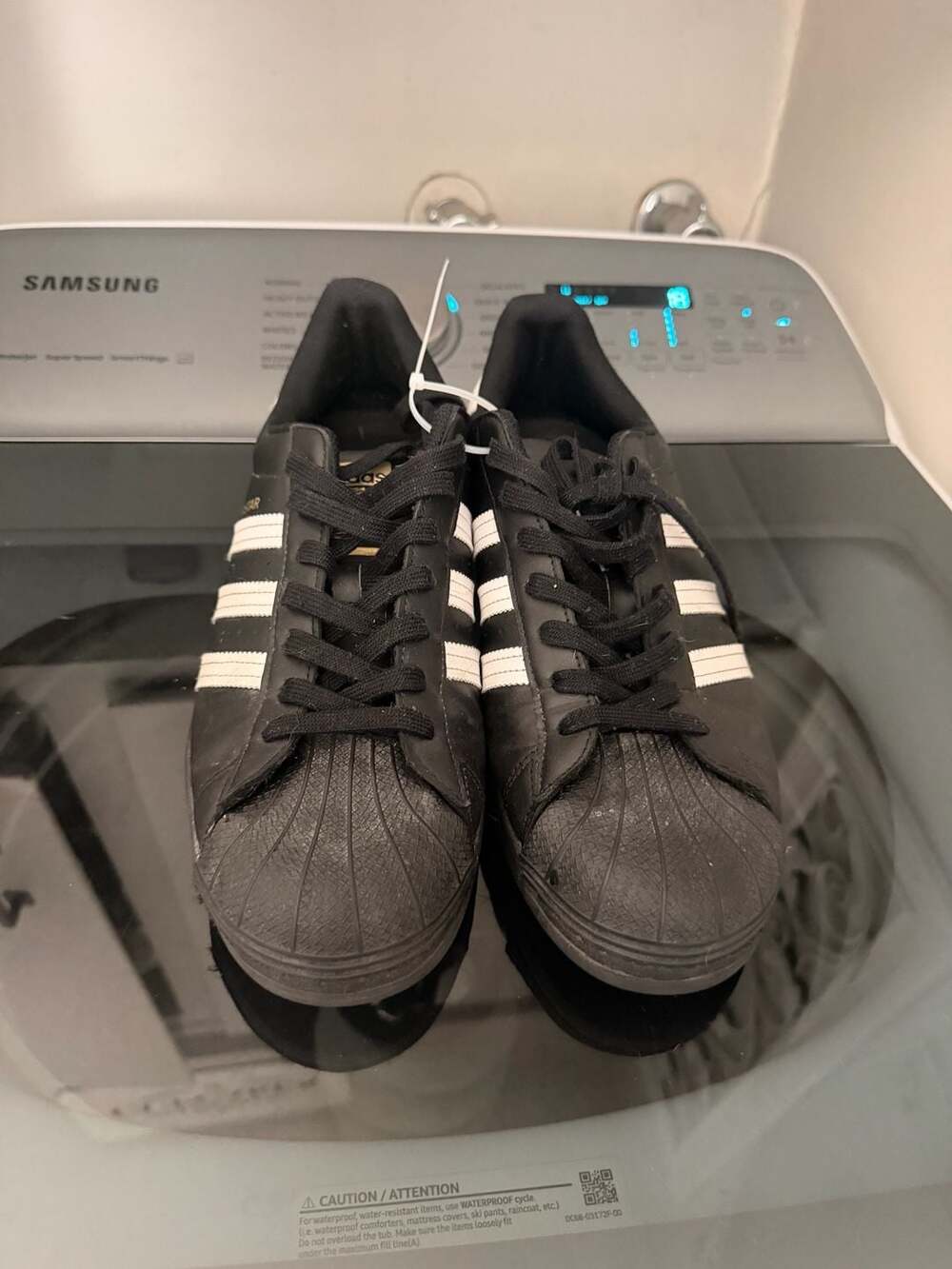 Adidas Superstar Core Black White Men's Sneakers Size 11 EG4959